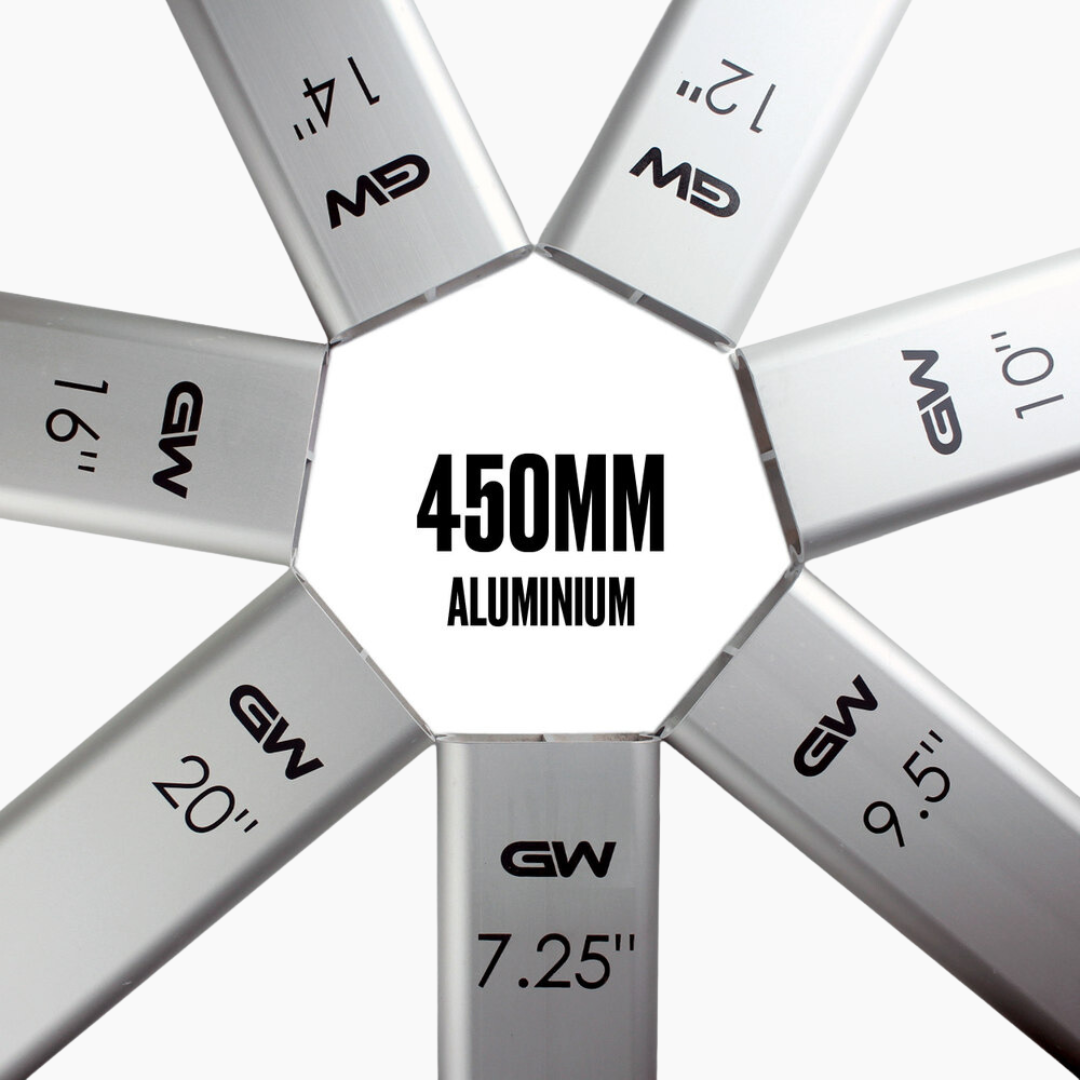 G&W 18in Aluminum Radius Sanding Block 7.25
