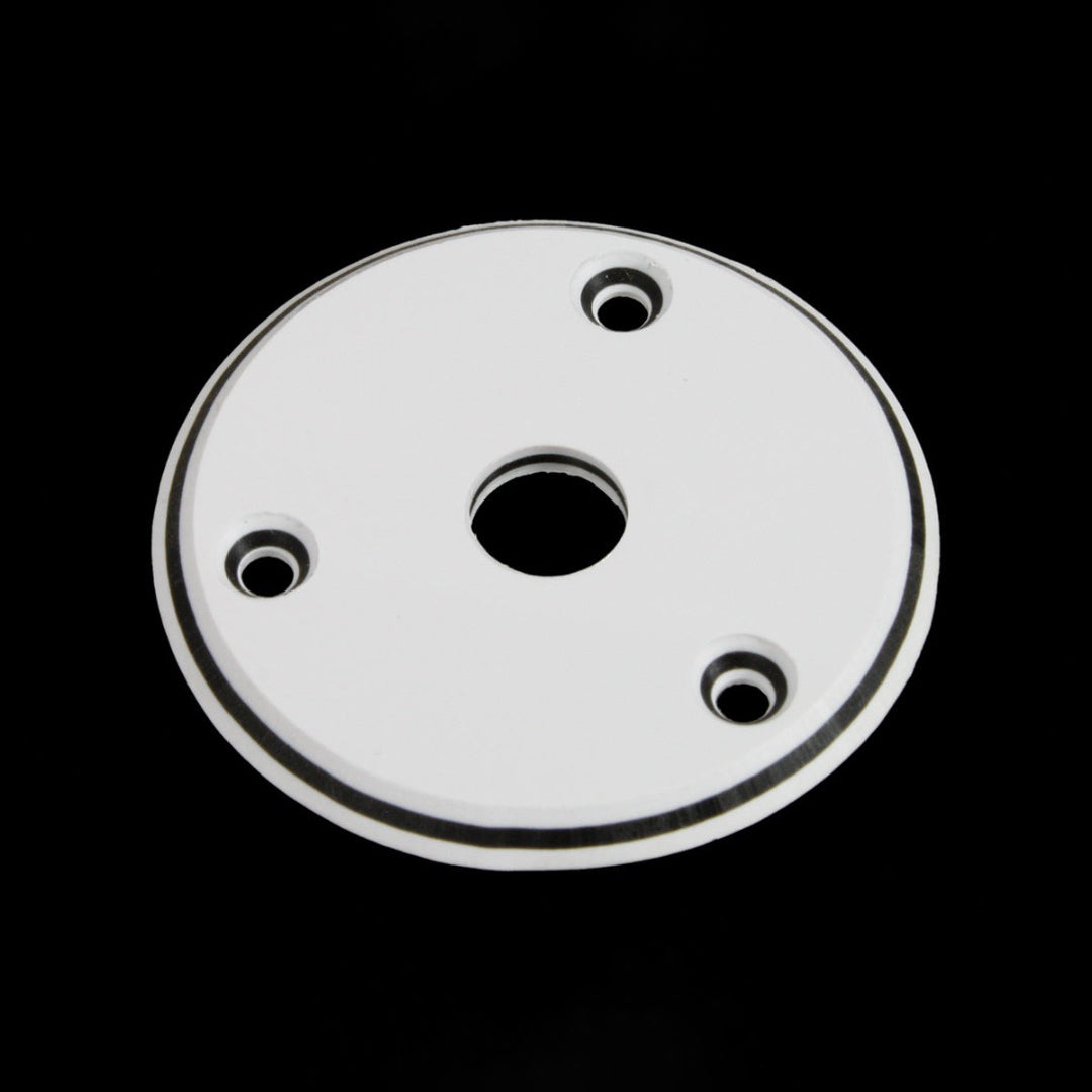 DMC ジャックプレート　プレーン Allparts Round Jackplate White