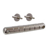 Gretsch-style Solid Brass Bar Bridge - Nickel