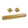 Gretsch-style Solid Brass Bar Bridge - Gold