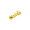 Allparts Metric Bridge Length Screws and Springs - Gold with black springs
