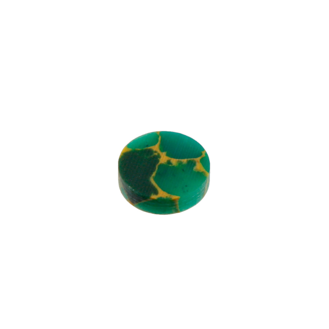 LT-1495-000 Jade Stone Inlay Dots, 12 pcs