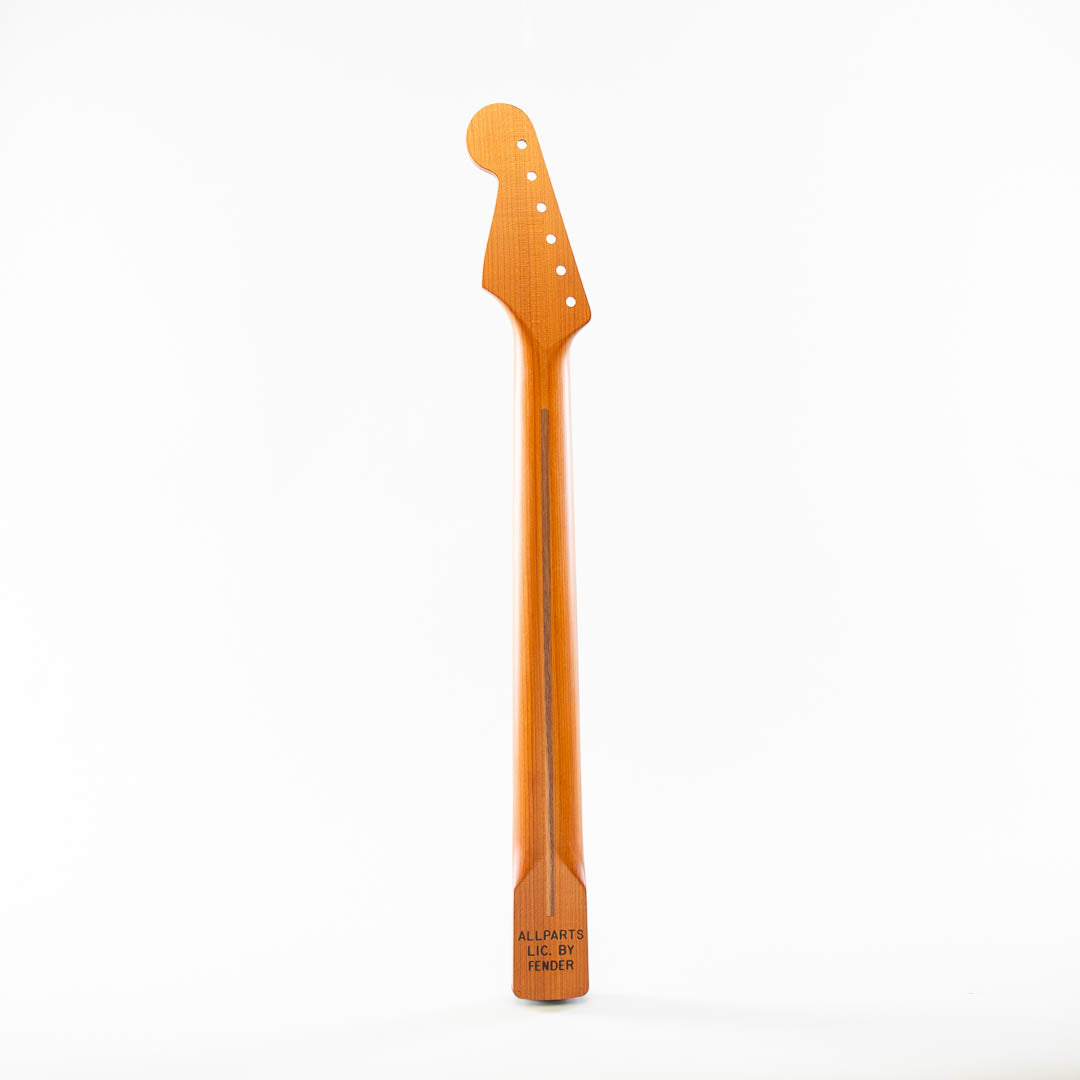 ap select layla roasted quartersawn maple neck back view