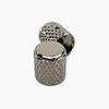 Allparts Heavy Knurl Metal Barrel Knobs (2 pcs) - Nickel