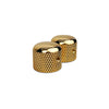 Gotoh Short Metal Dome Knobs (2 pcs) - Gold
