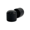 Allparts Push-on Metal Dome Knobs (2 pcs) - Black