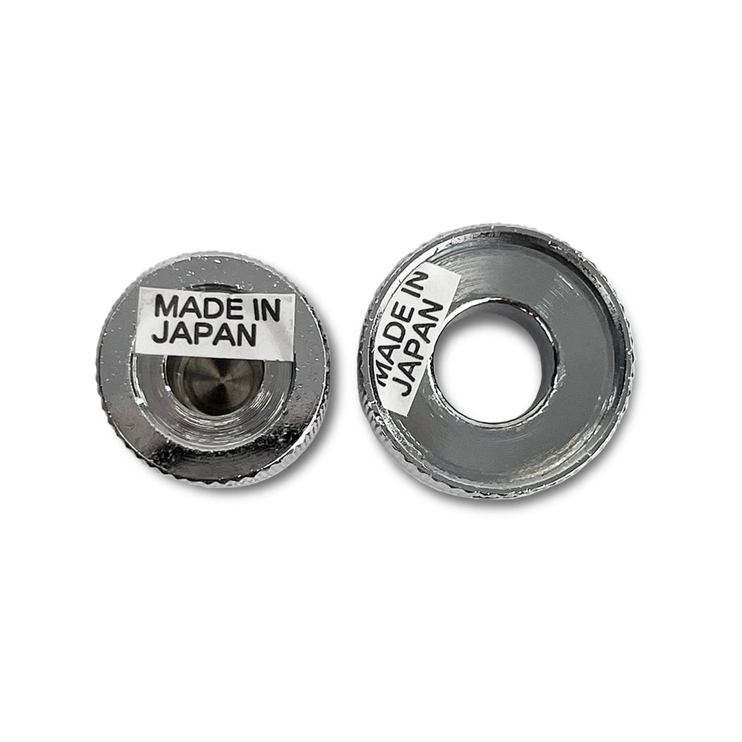 gotoh concentric knob set bottom view chrome