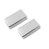 Allparts Humbucking Pickup Cover Set No Holes (2 pcs) - Chrome