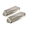Allparts P-90 Pickup Cover Set (2 pcs) - Nickel