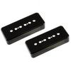 Allparts Plastic Soapbar Pickup Cover Set 50mm (2 pcs) - Black