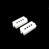Allparts Pickup Cover Set for Precision Bass (2 pcs) - White