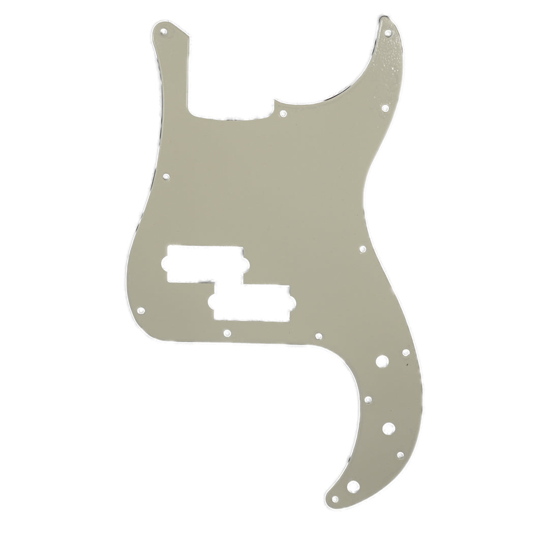 p bass pickguard front view parchment
