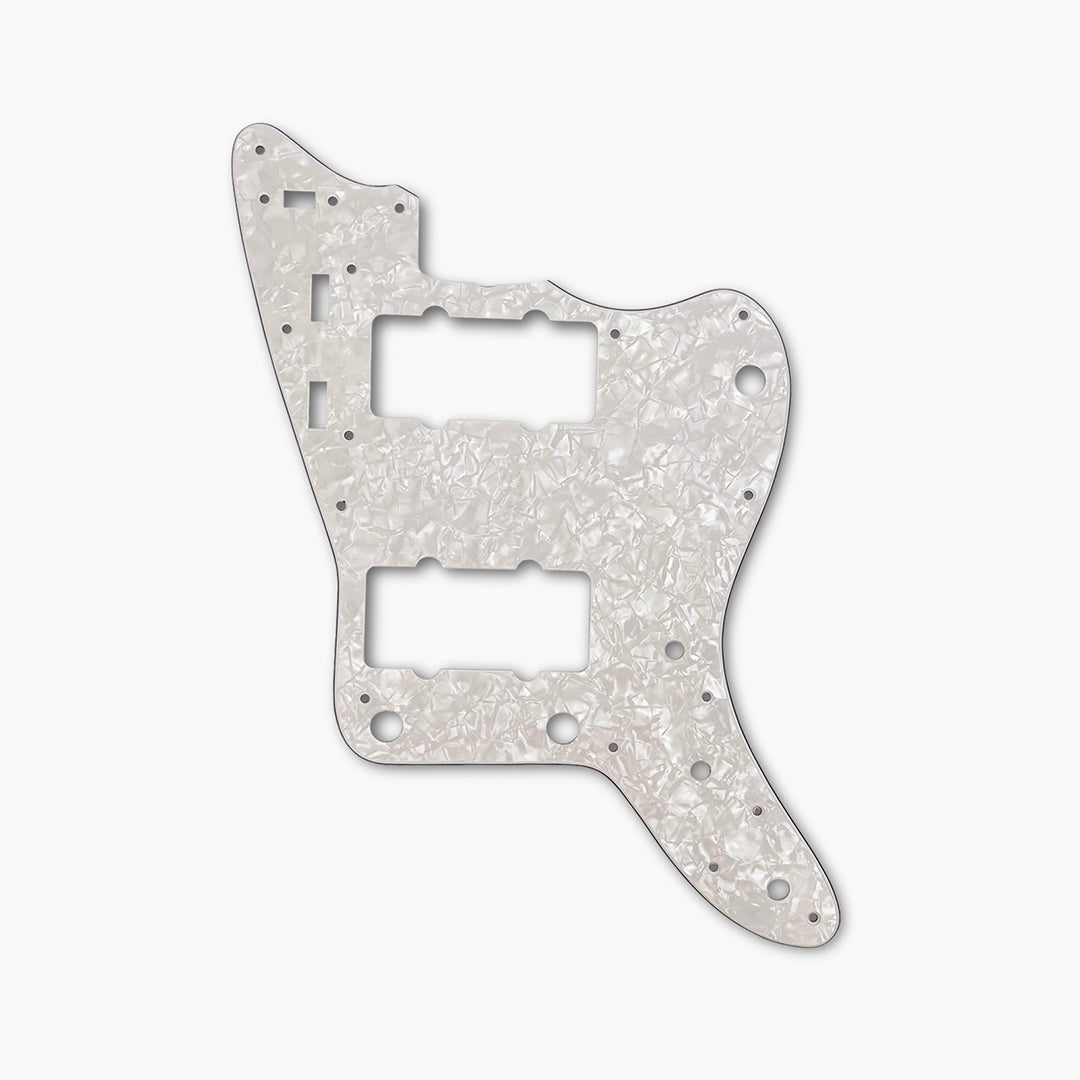 White Pearloid 13-hole Pickguard for US Jazzmaster