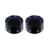 Set of 2 Vintage-style Tinted Speed Knobs - Green tint