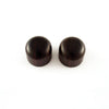 Allparts Dark Wooden Dome Knobs (2 pcs) - Rosewood