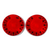 PK-0130 Set of 2 Vintage-style Speed Knobs - Red