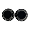 PK-0140 Set of 2 Vintage-style Bell Knobs - Black