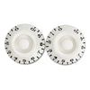 PK-0140 Set of 2 Vintage-style Bell Knobs - White
