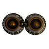 Set of 2 Vintage-style Bell Knobs - Chocolate