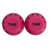 Set of 2 Plastic Tone Knobs for Stratocaster® - Hot Pink