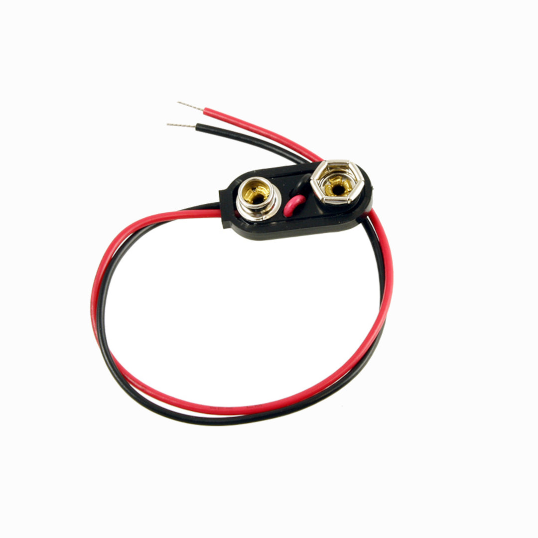 red and black terminal wires