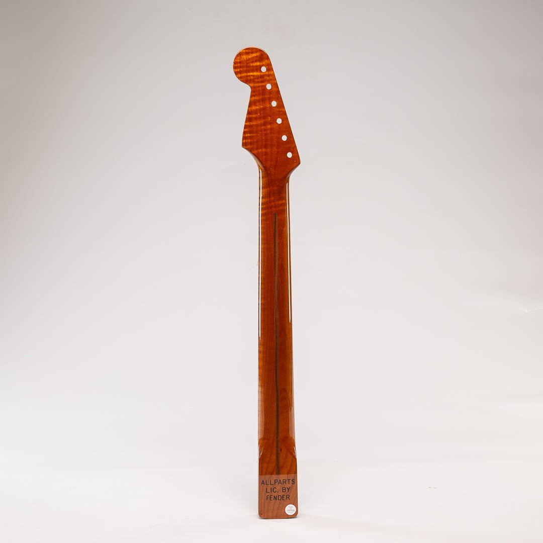 roast flame strat neck back view