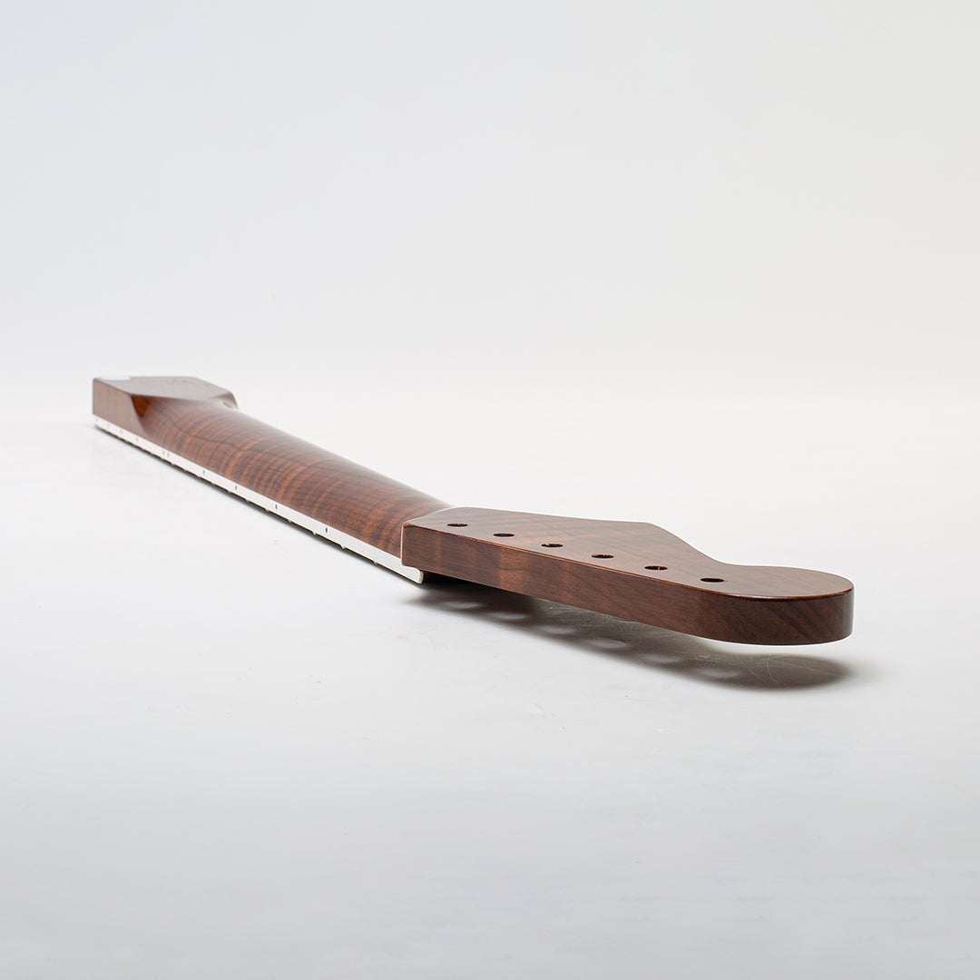 neck headstock bass side back view