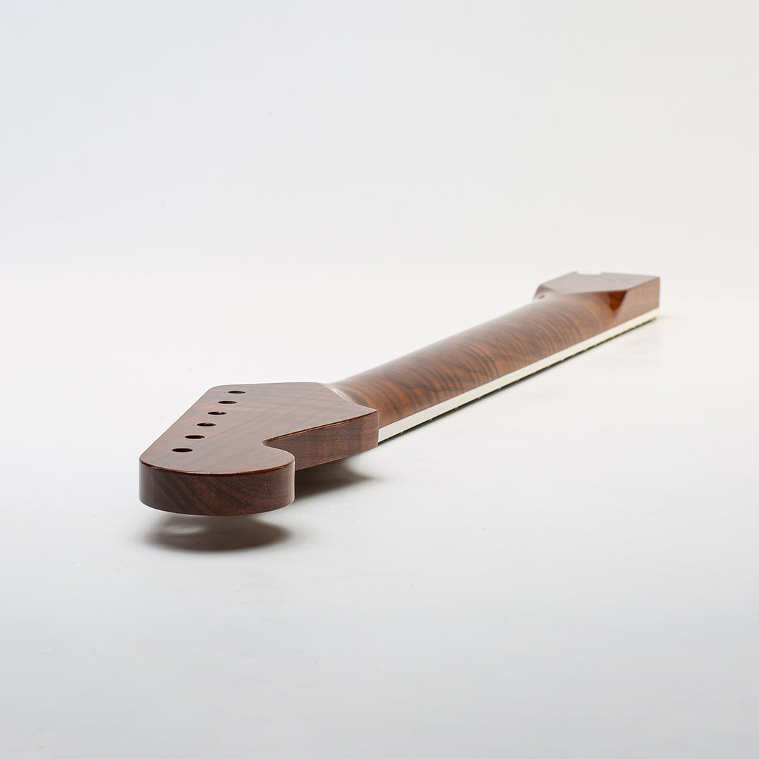 neck headstock treble side back view