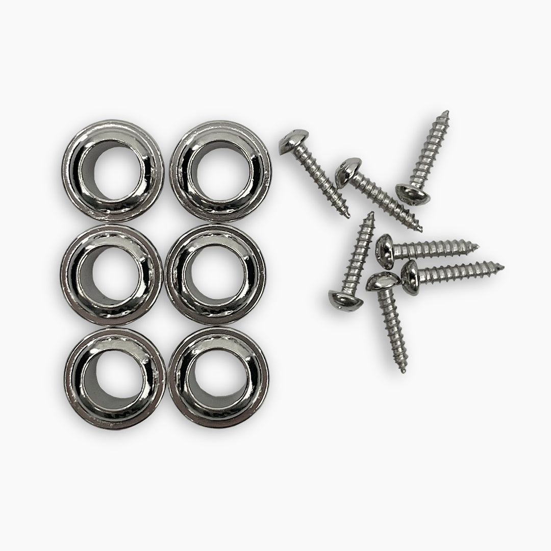 bushings and screws nickel