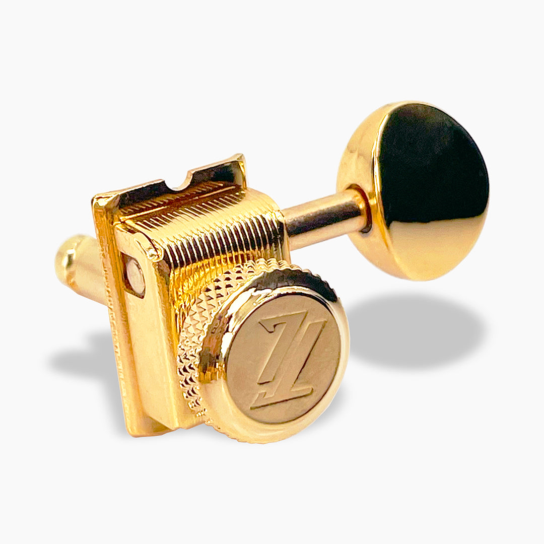 vintage locking single key view gold