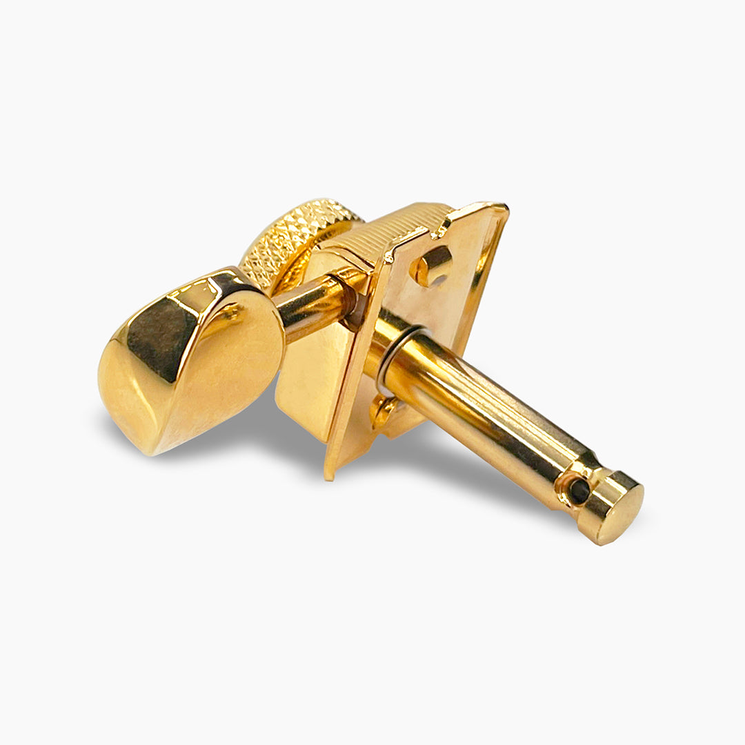 vintage locking single rear view gold