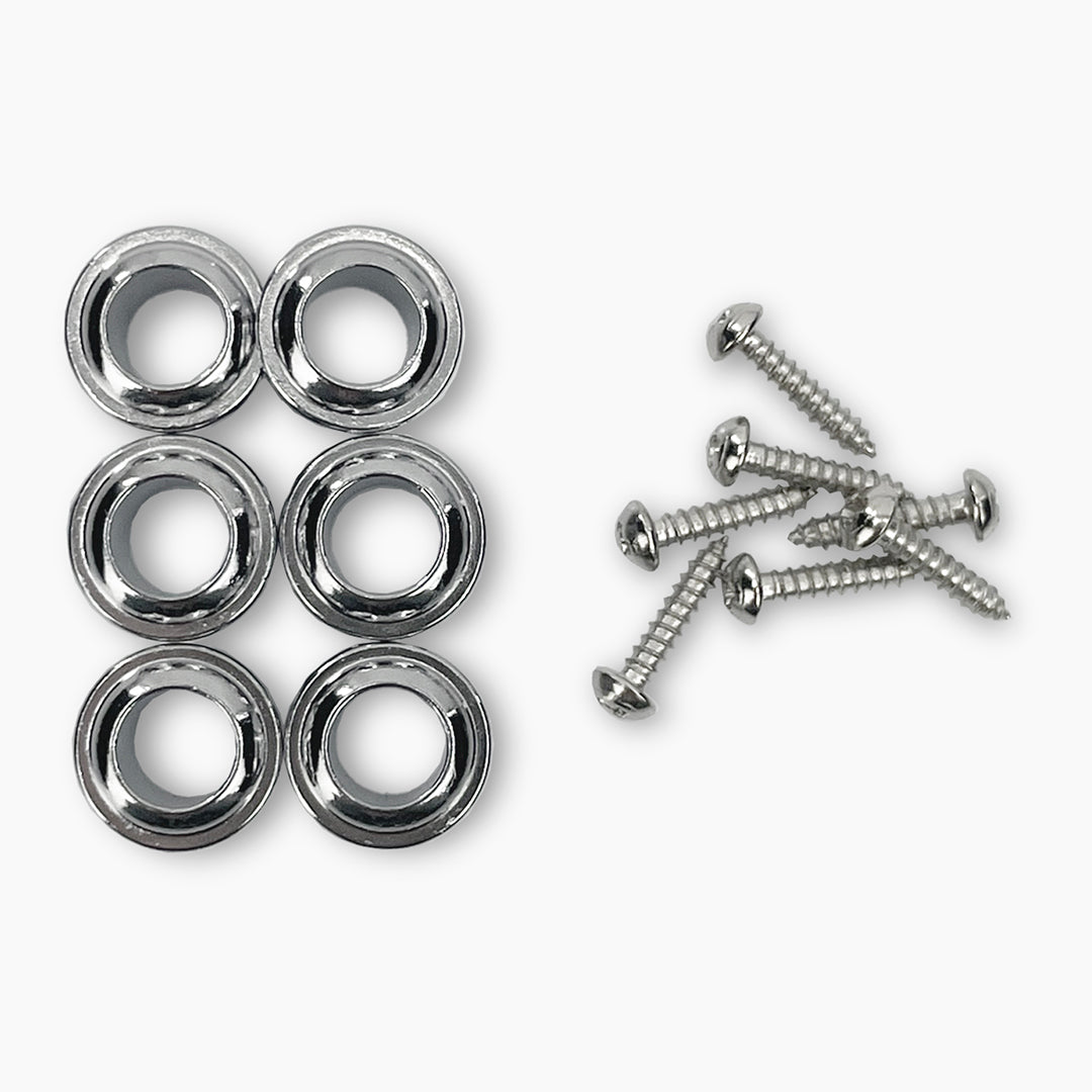 bushings and screws chrome