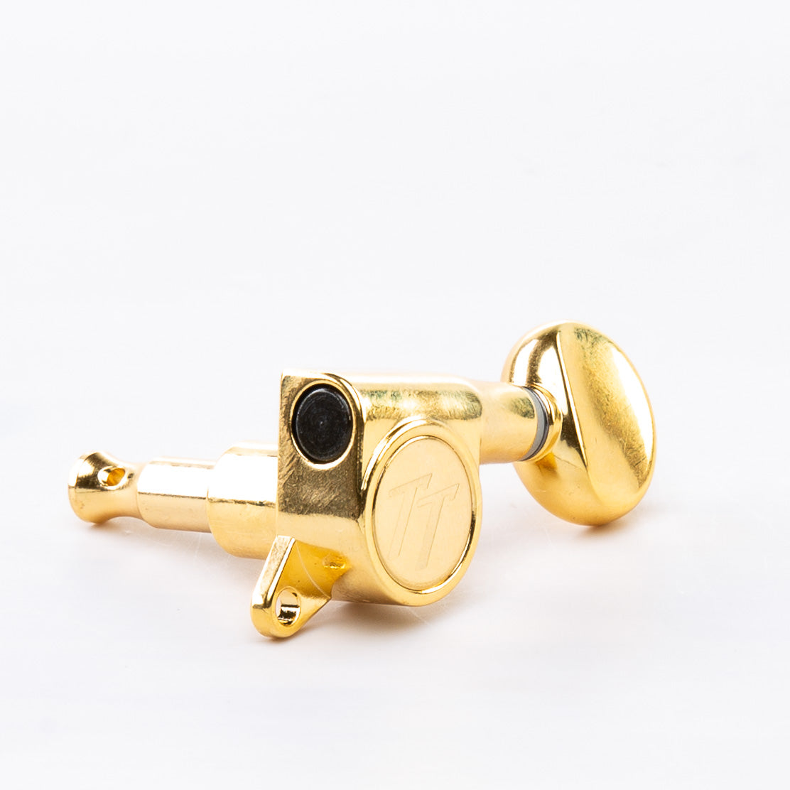 true tune 6 in-line single key front angled view gold