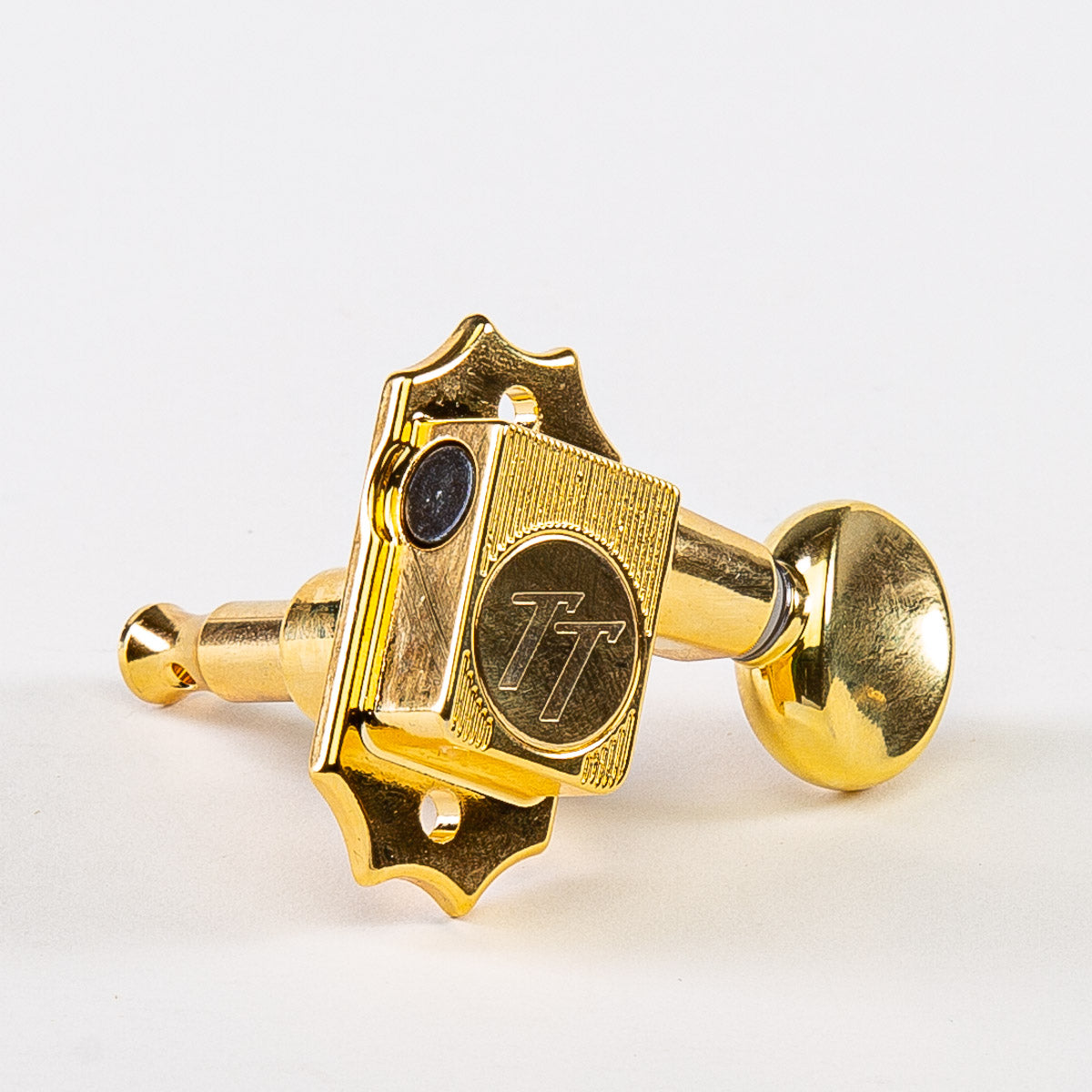true tune vin mod 3x3 keys w/ oval button single front view gold