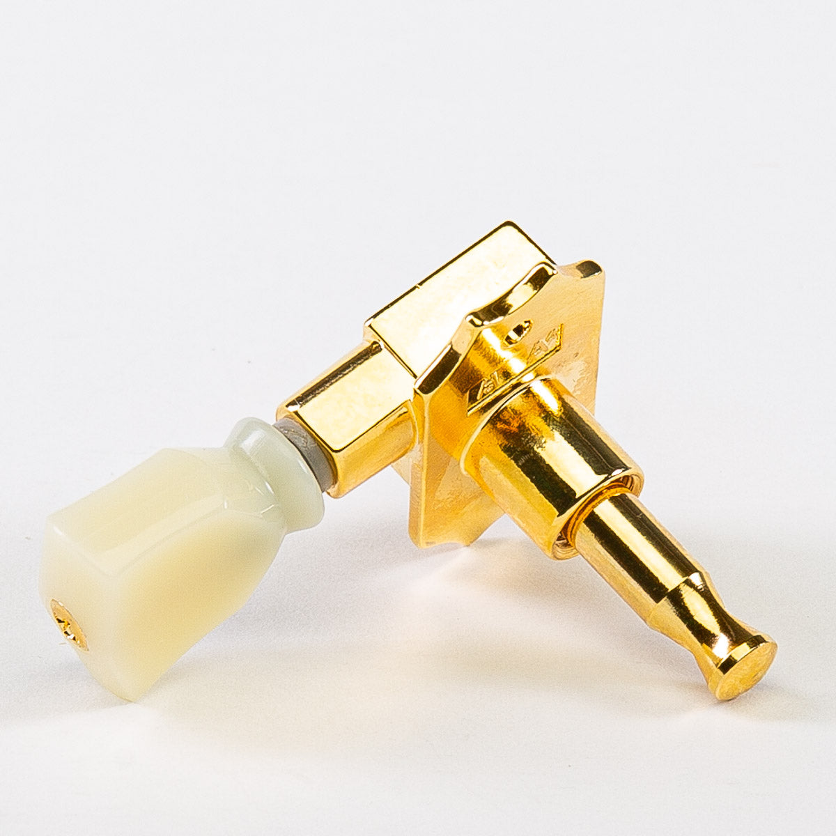 true tune vin mod 3x3 keys w/ cream plastic keystone button single back view gold