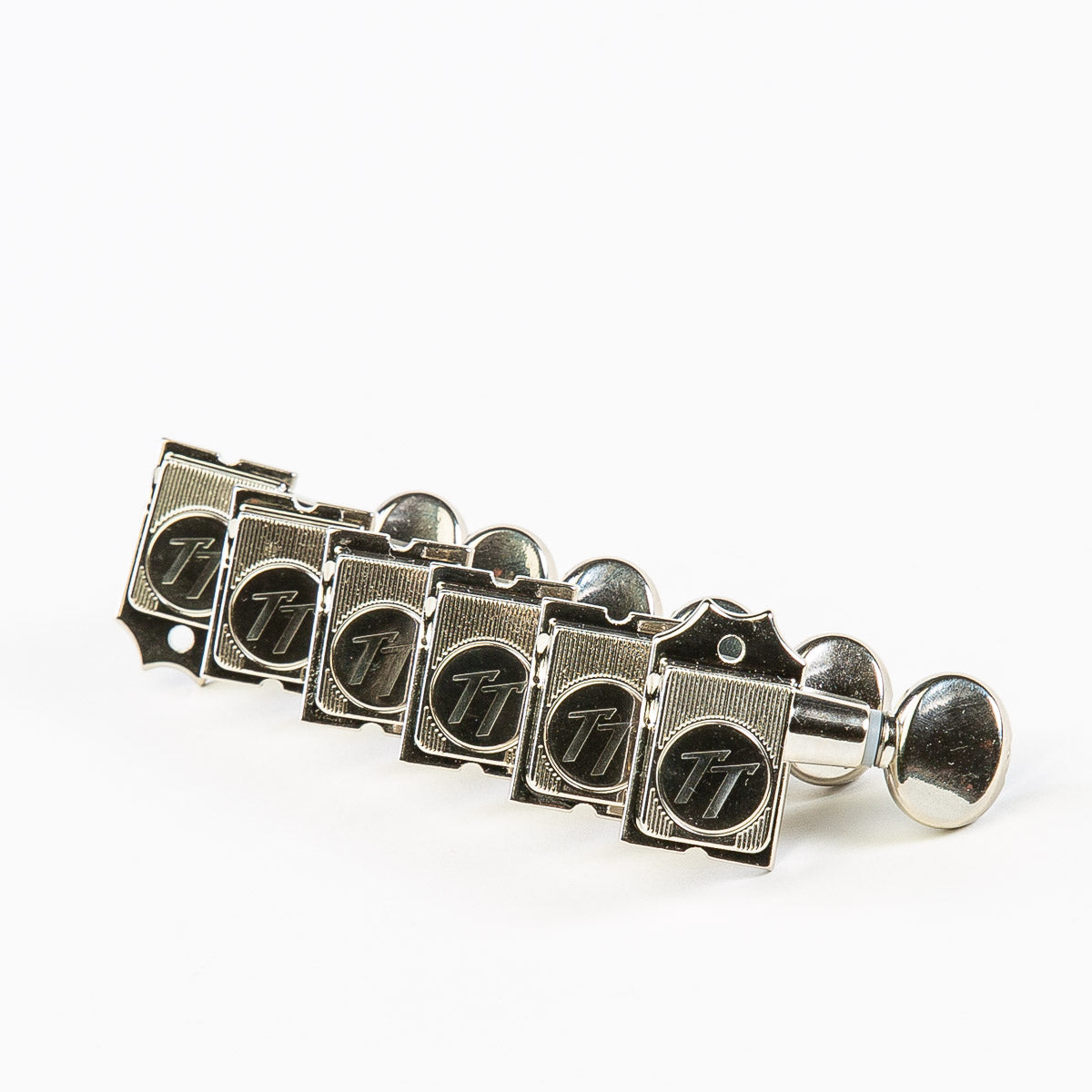 true tune 6 in-line keys w/ oval button set view nickel