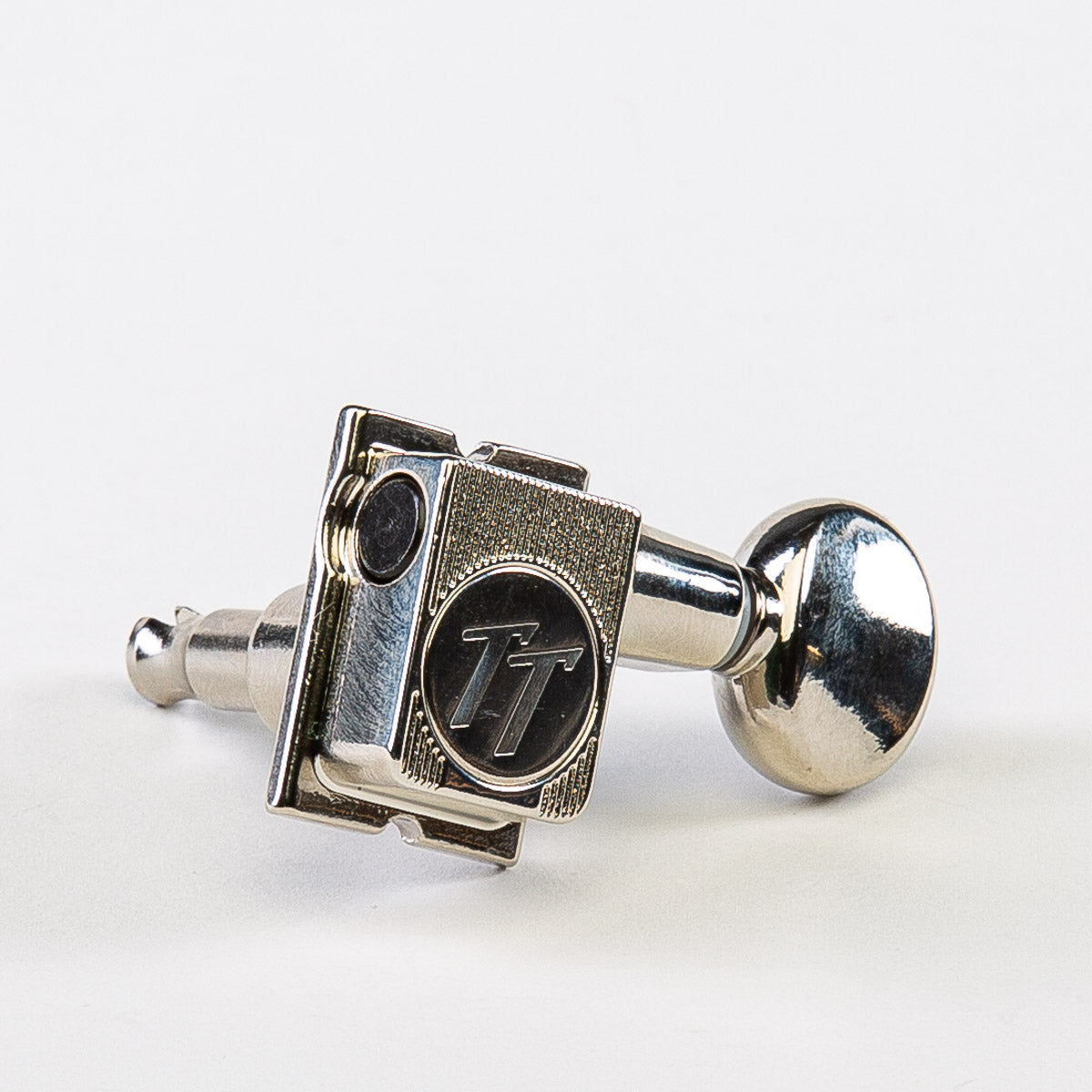 true tune 6 in-line keys w/ oval button single front view nickel