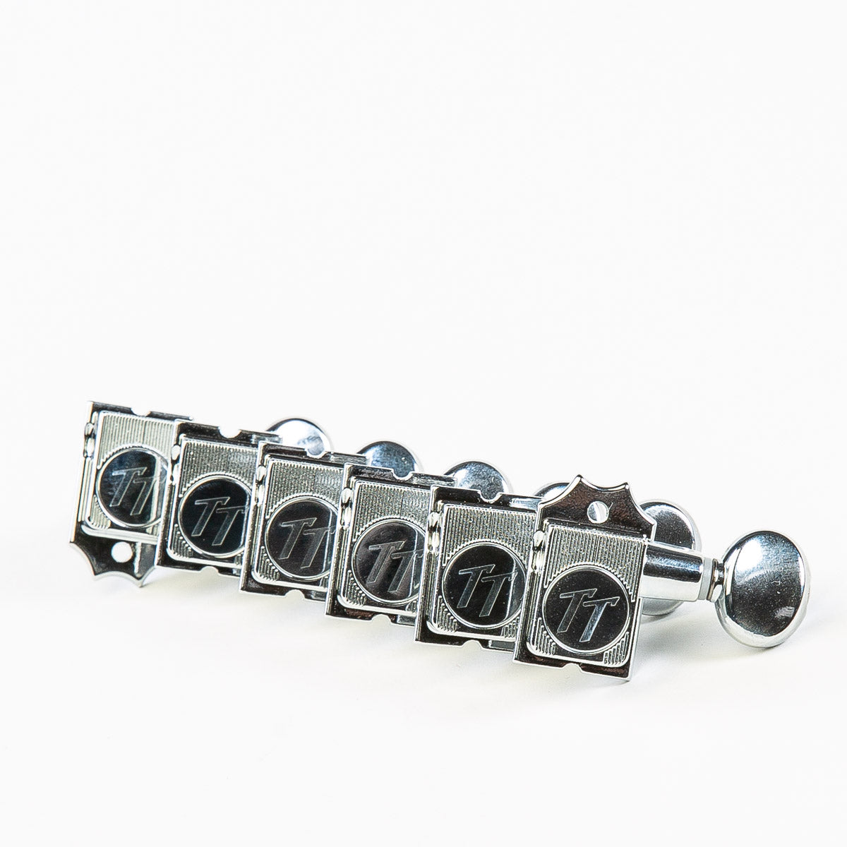 true tune 6 in-line keys w/ oval button set view chrome
