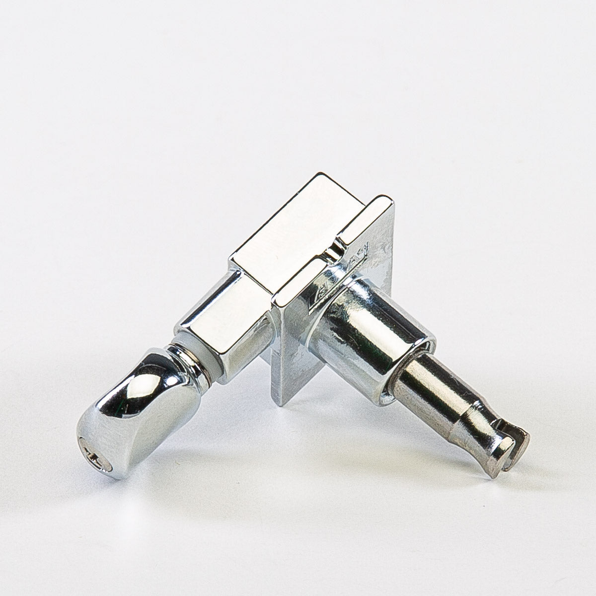true tune 6 in-line keys w/ oval button single back view chrome