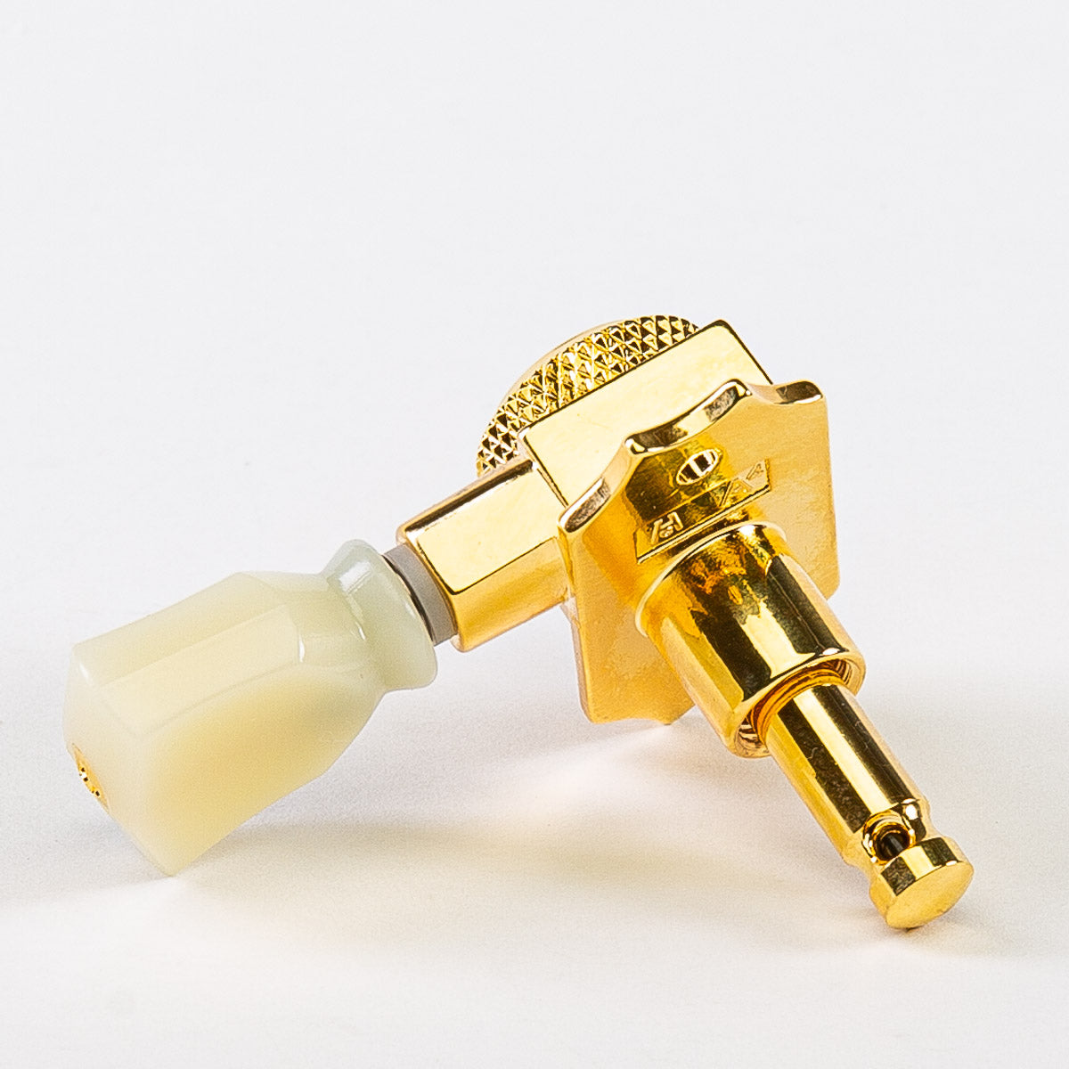 true lok 3x3 locking keys with cream plastic keystone button single back view gold