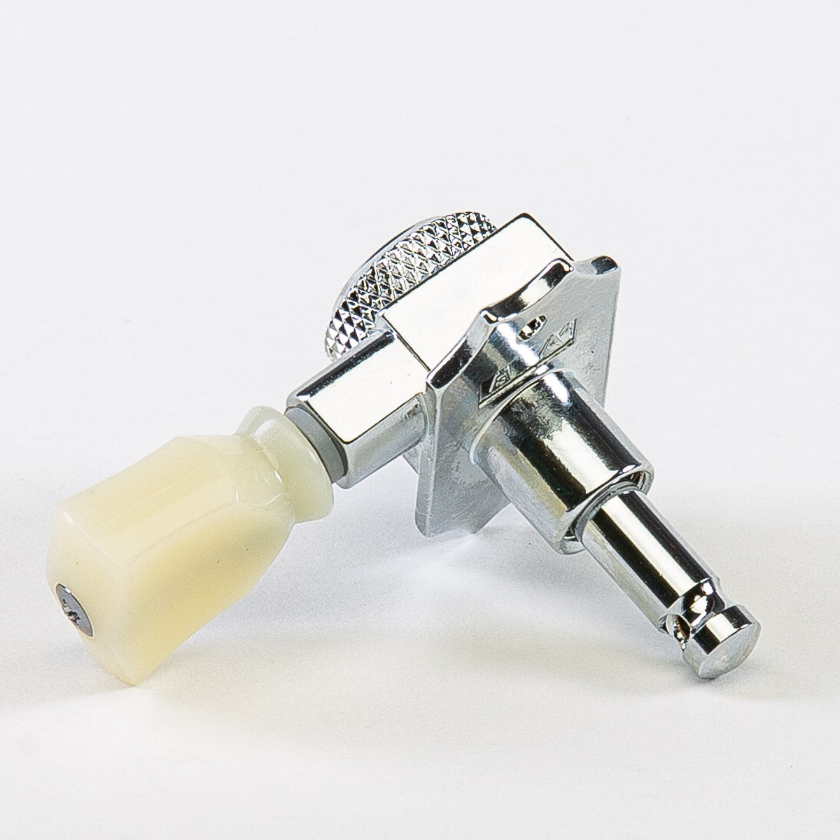 true lok 3x3 locking keys with cream plastic keystone button single back view chrome