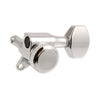 TK-7574 6-in-line Mini Back Locking Tuners - Nickel