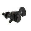TK-7576 3X3 MINI BACK LOCKING TUNERS - Black