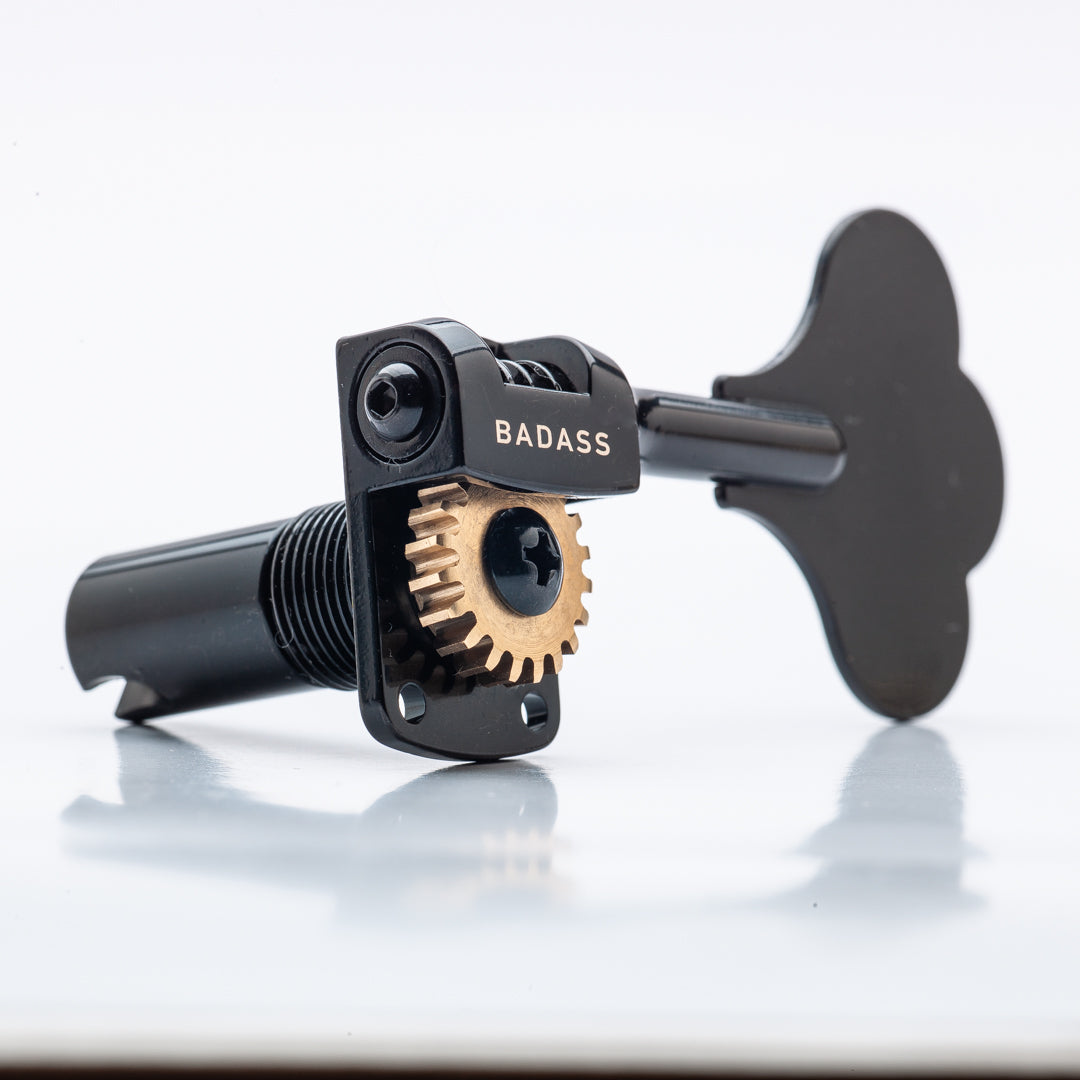 single bass key front view black