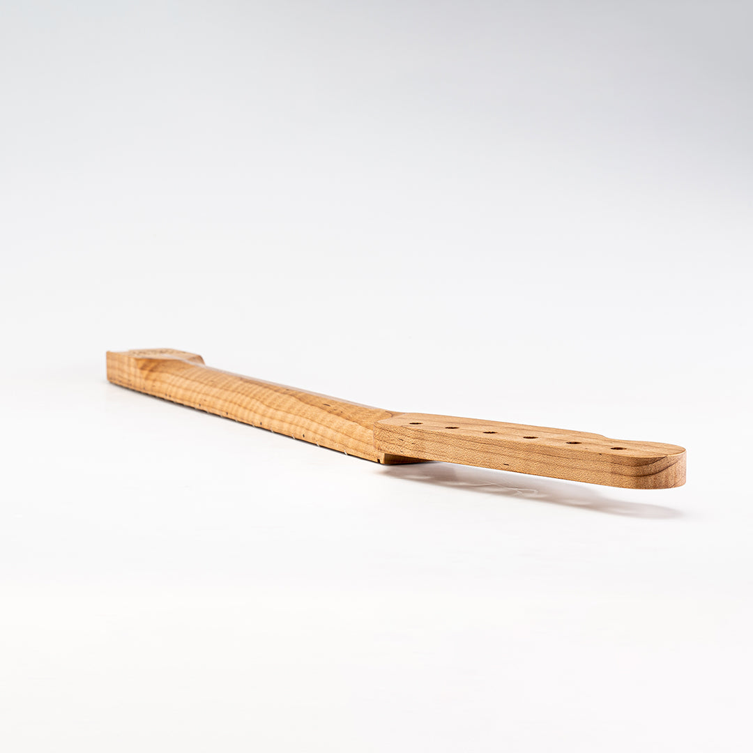 neck headstock bass side back view