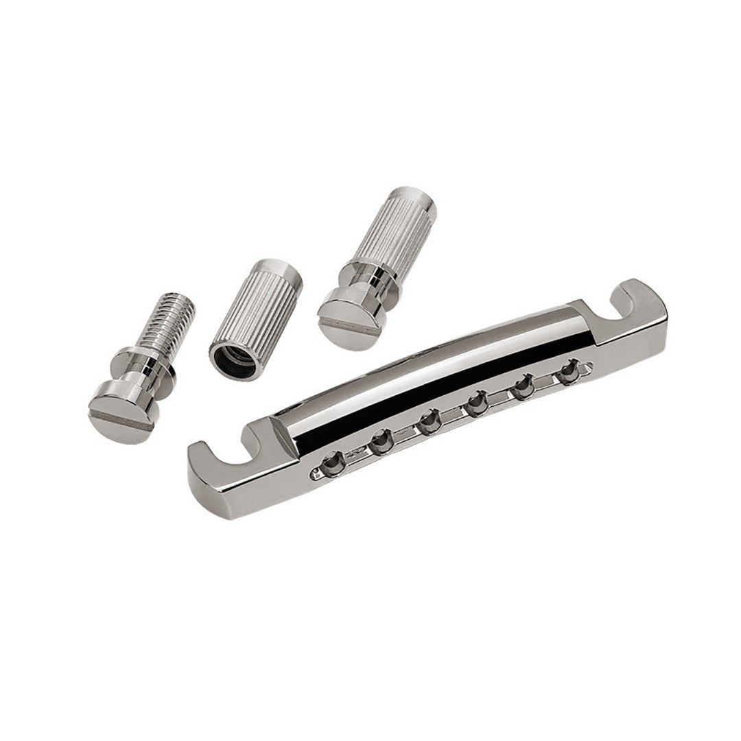 Allparts Gotoh Stop Tailpiece Lightweight Aluminium - Chrome | Esse Music Store Allparts Gotoh Stop Tailpiece Lightweight Aluminium - Chrome | Esse Music Store