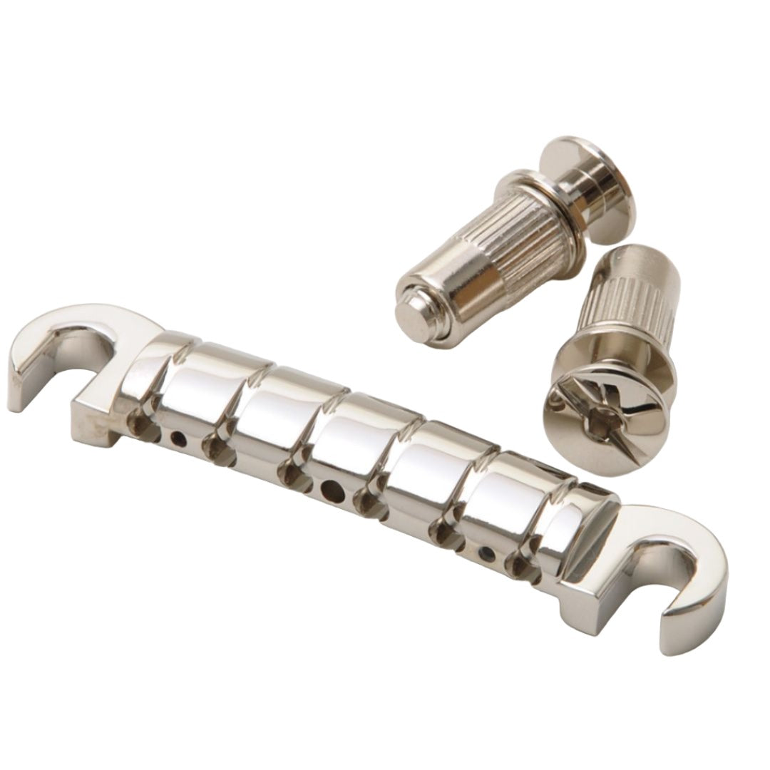 wrapper tailpiece front view with hardware view nickel