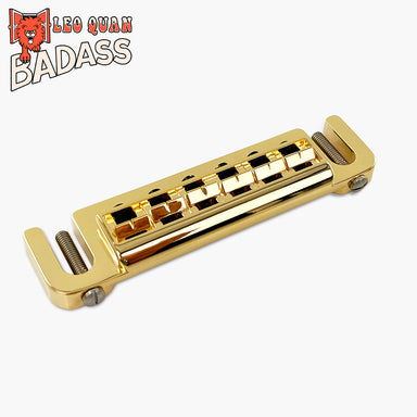 Wraparound bridge with locking studs in Gold.