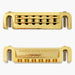 front and back gold wraparound guitar bridge