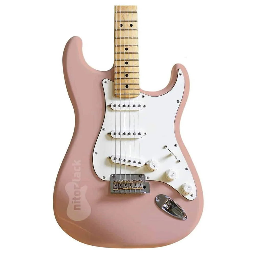 sample color guitar front view